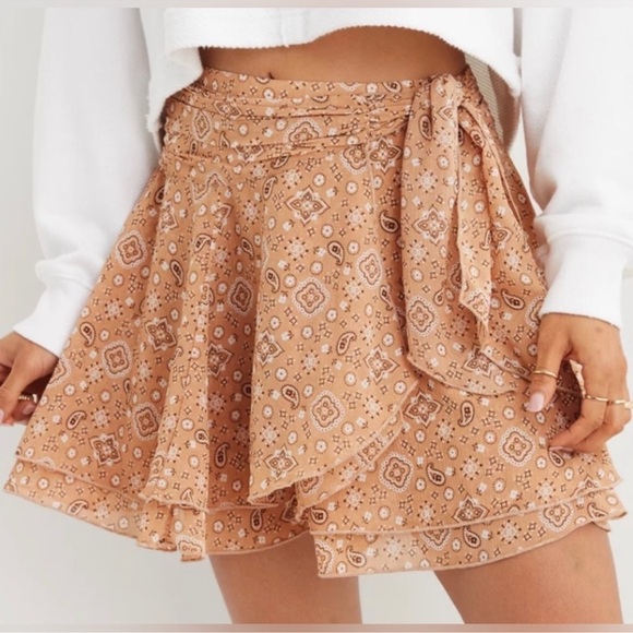 Aerie Chiffon Wrap Skirt for Women NWT 0703-1472 - Picture 3 of 6